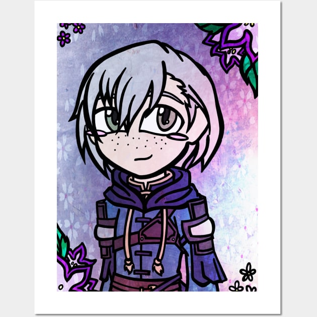 FE3H | Little Sparrow Ashe Duran Wall Art by ScribbleSketchScoo